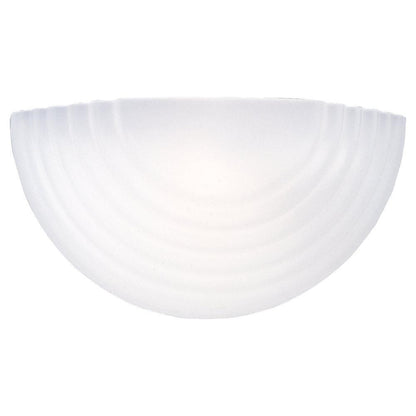 Generation Lighting Stepped Glass One Light Wall / Bath Sconce White