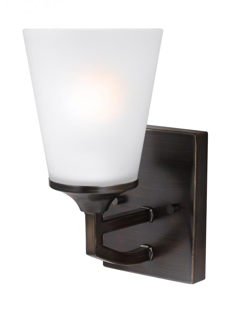 Generation Lighting Hanford One Light Wall / Bath Sconce Bronze