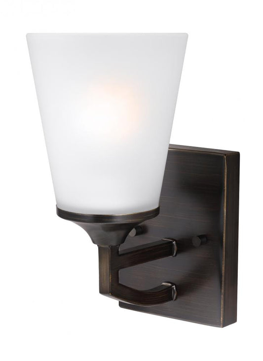 Generation Lighting Hanford One Light Wall / Bath Sconce Bronze