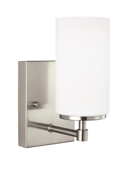 Generation Lighting Alturas One Light Wall / Bath Sconce Brushed Nickel