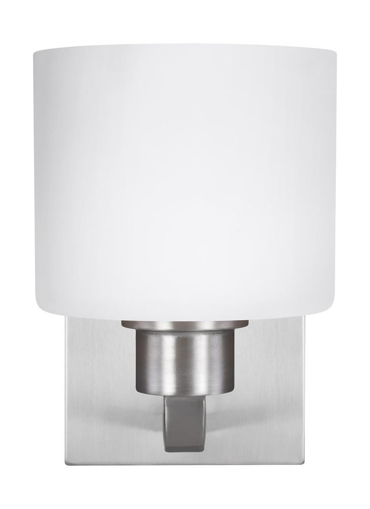 Generation Lighting Canfield One Light Wall / Bath Sconce Brushed Nickel