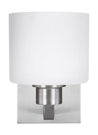Generation Lighting Canfield One Light Wall / Bath Sconce Brushed Nickel