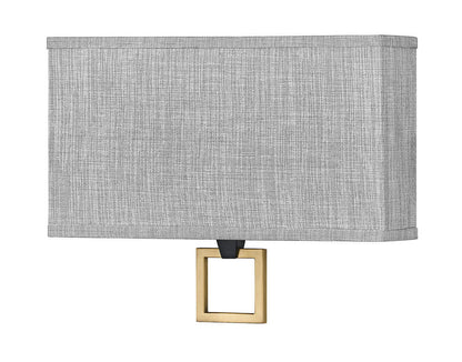 Link 2-Light Wall Sconce Black