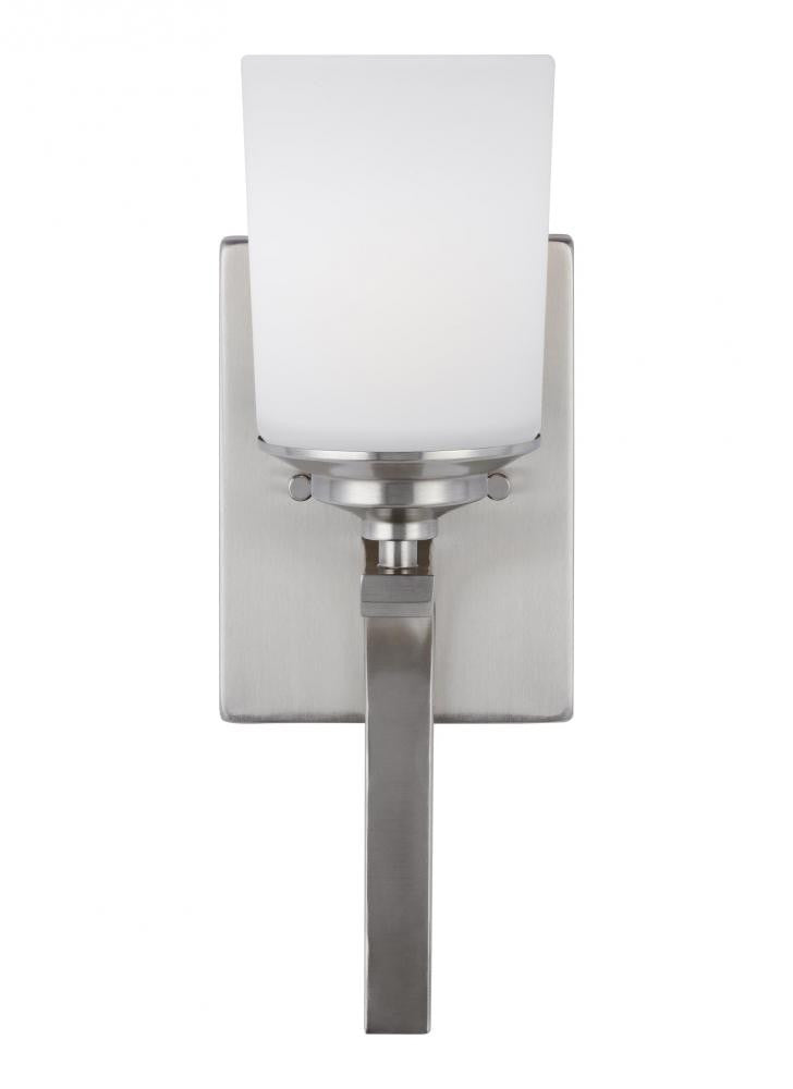 Generation Lighting Kemal One Light Wall / Bath Sconce Brushed Nickel