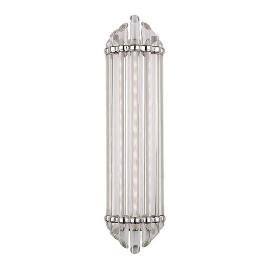 Hudson Valley Albion Bathroom Wall Sconce Polished Nickel