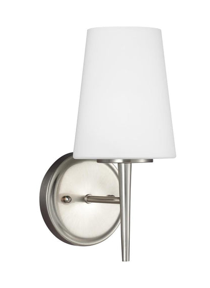 Generation Lighting Driscoll One Light Wall / Bath Sconce Brushed Nickel