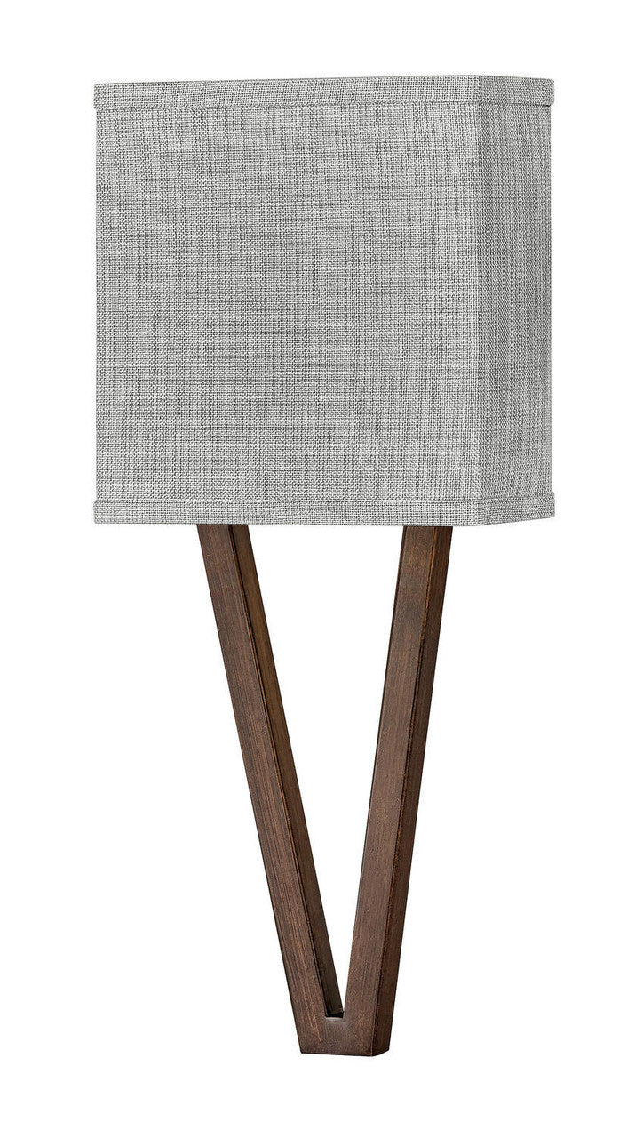 Hinkley Vector Wall Sconce Walnut