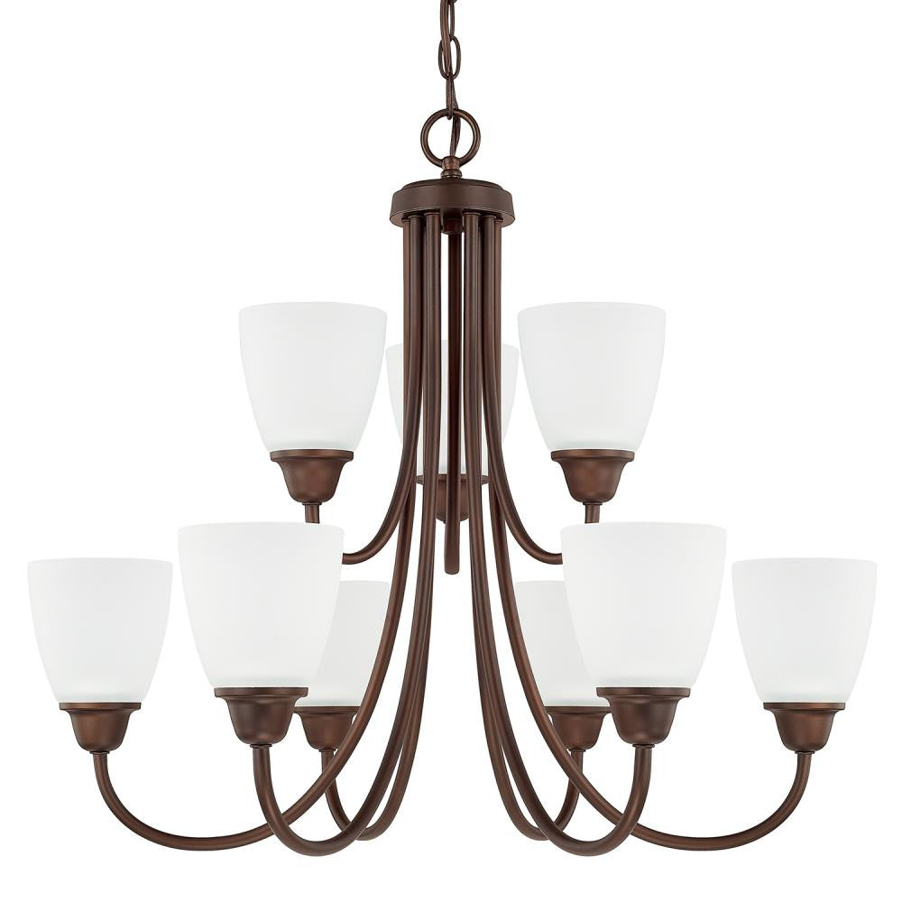 Trenton 9-Light Chandelier - Brushed Nickel