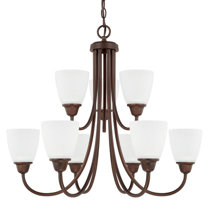 Trenton 9-Light Chandelier - Brushed Nickel