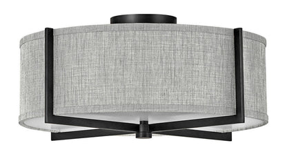 Hinkley Axis Semi-Flush Mount Black