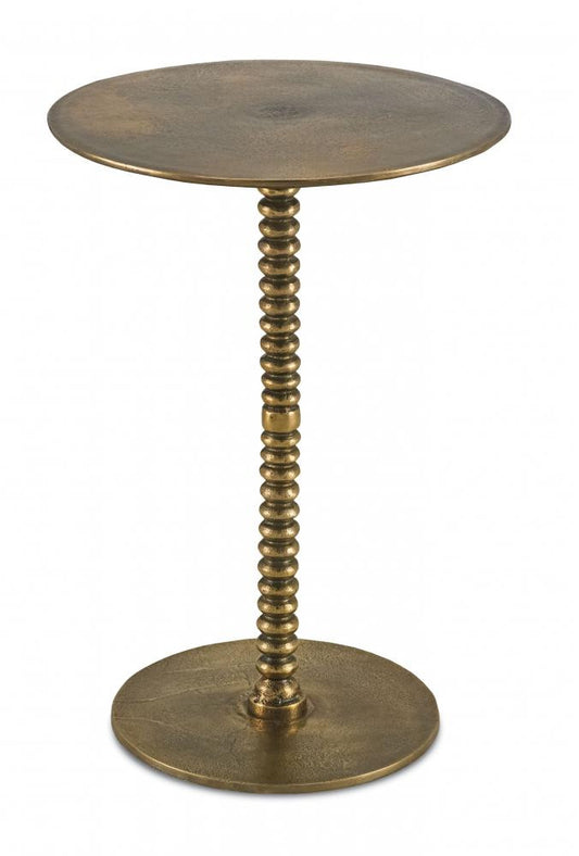 Dasari Accent Table, Brass, 21.5"H, Currey and Company (4188 KCZR)