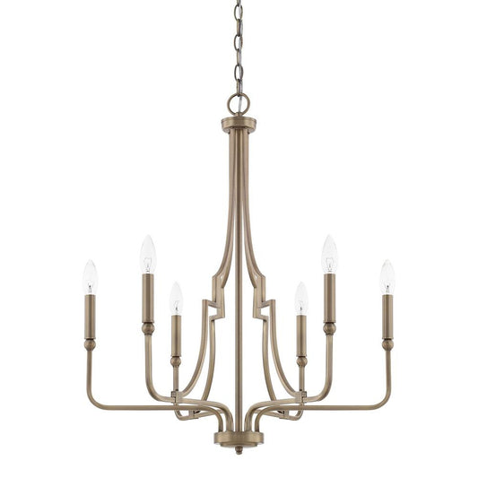 Capital Dawson Chandelier Aged Brass