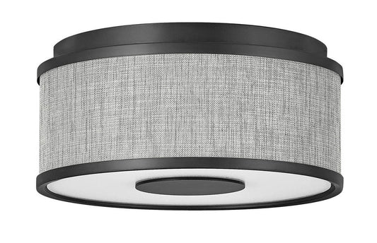 Hinkley Halo Flush Mount Black