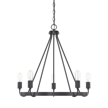 Capital Tanner Chandelier Matte Black