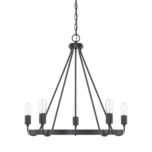 Capital Tanner Chandelier Matte Black