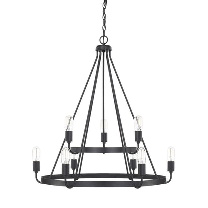 Capital Tanner Chandelier Matte Black