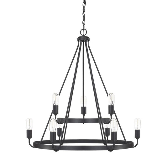 Capital Tanner Chandelier Matte Black