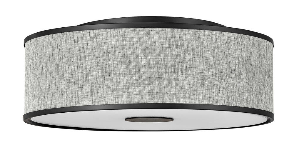 Hinkley Halo Flush Mount Black