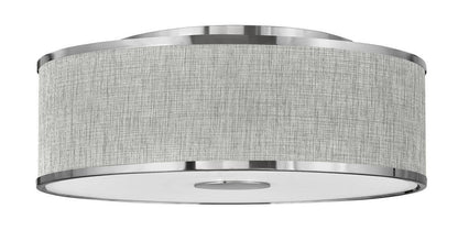 Hinkley Halo Flush Mount Brushed Nickel