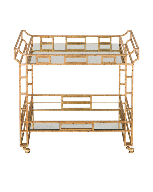 Odeon Bar Cart Currey and Company 4217