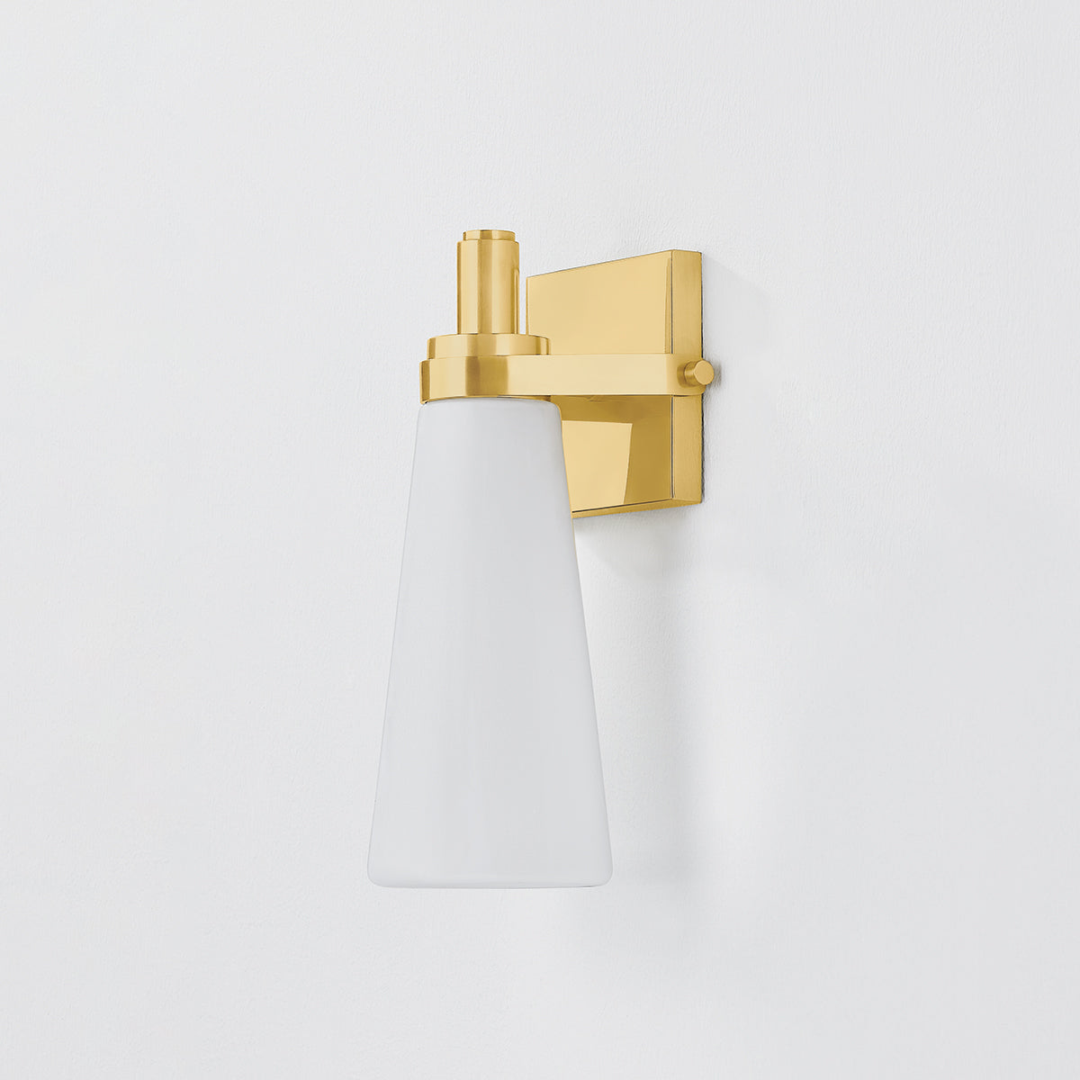 Hudson Valley Trude Wall Sconce Aged Brass detail view 1