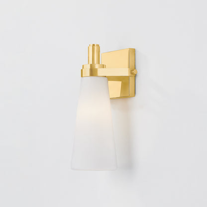 Hudson Valley Trude Wall Sconce Aged Brass detail view 2