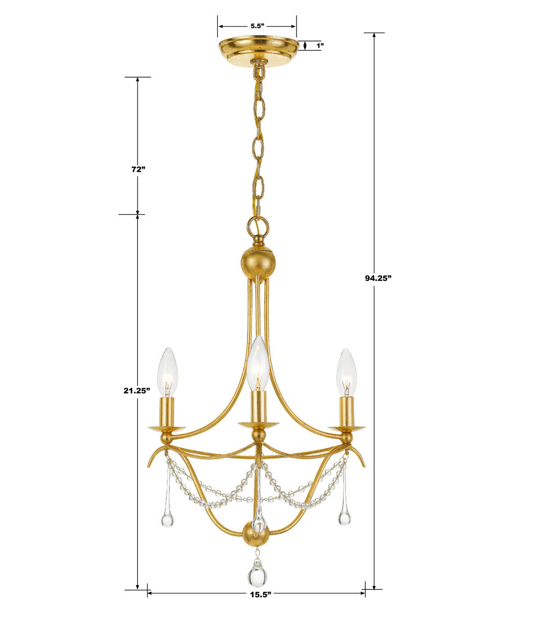 Mini Chandeliers-Crystorama-423
