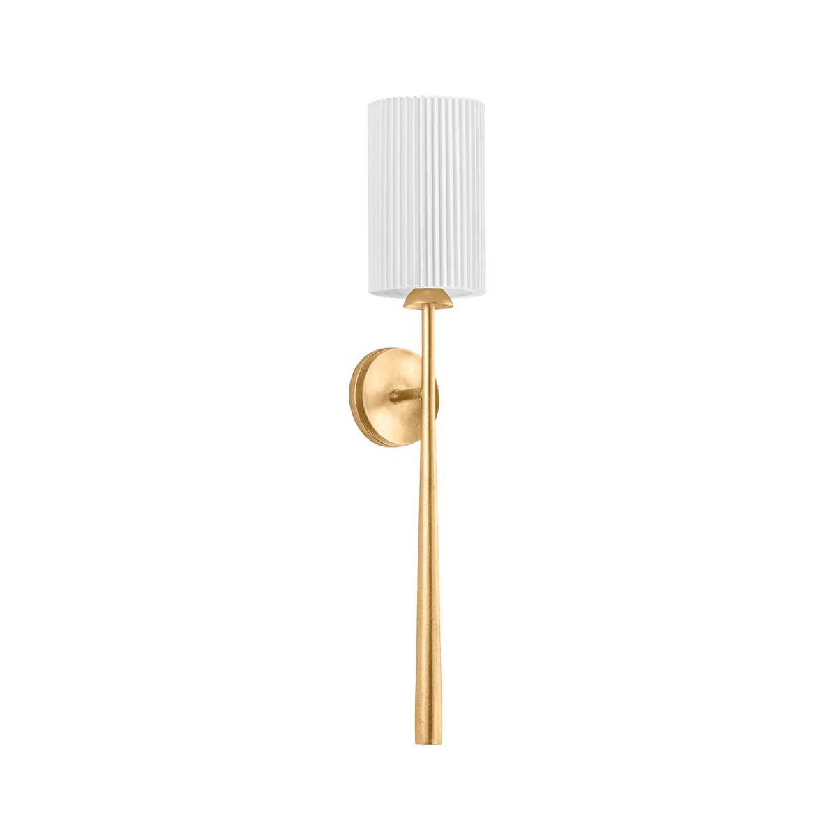 Hudson Valley Sterling Wall Sconce Vintage Gold Leaf
