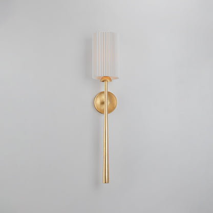 Hudson Valley Sterling Wall Sconce Vintage Gold Leaf detail view 3