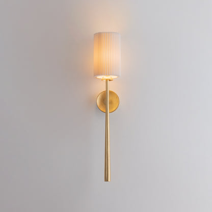 Hudson Valley Sterling Wall Sconce Vintage Gold Leaf detail view 4