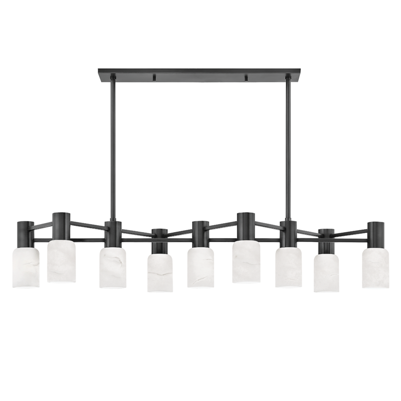 Hudson Valley Centerport Linear Chandelier Old Bronze