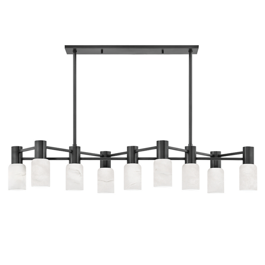 Hudson Valley Centerport Linear Chandelier Old Bronze