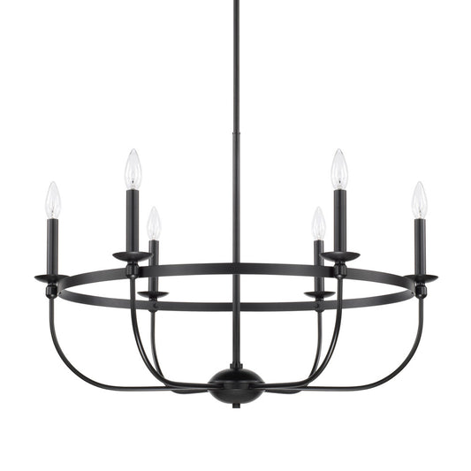 Capital Rylann Chandelier Matte Black