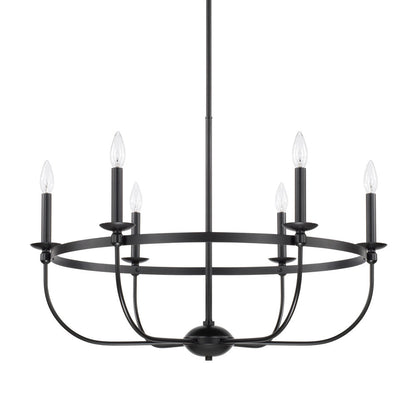 Rylann Chandelier - Matte Black