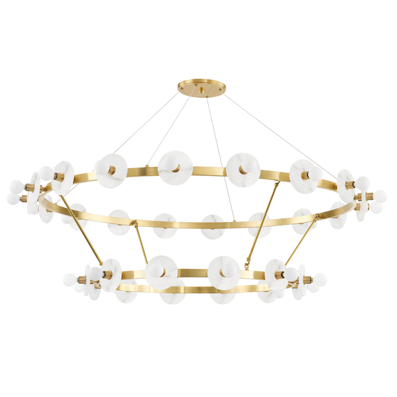 Hudson Valley Austen Chandelier Antique Brass