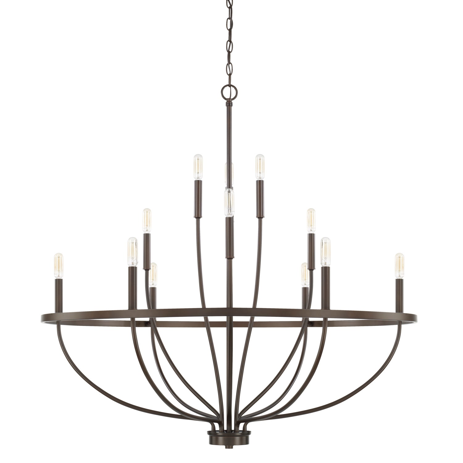 Capital Greyson 12-Light Chandelier - Bronze