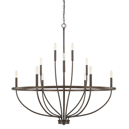 Capital Greyson 12-Light Chandelier - Bronze