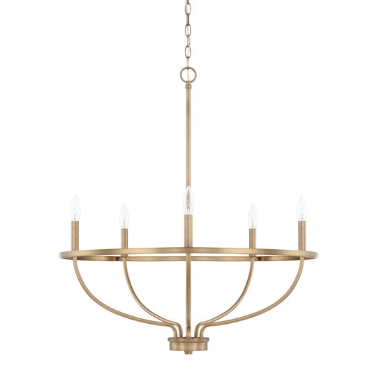 Capital Greyson Chandelier Aged Brass