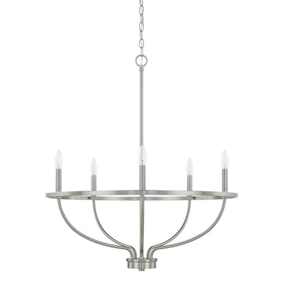 Greyson 5-Light Chandelier - Brushed Nickel