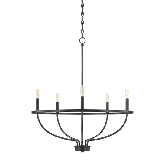 Capital Greyson Chandelier Matte Black
