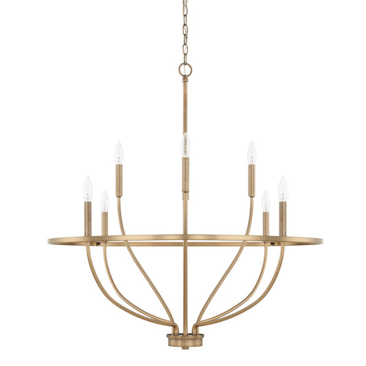 Capital Greyson Chandelier Aged Brass