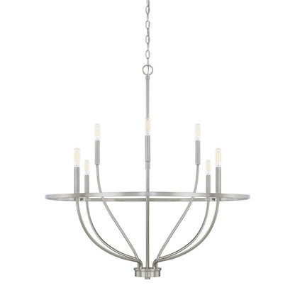 Greyson 8-Light Chandelier - Brushed Nickel
