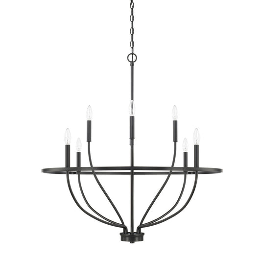 Capital Greyson Chandelier Matte Black