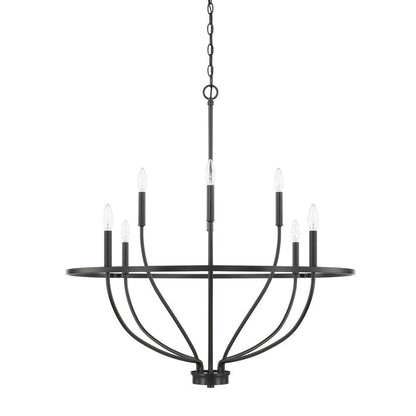 Greyson 8-Light Chandelier - Matte Black