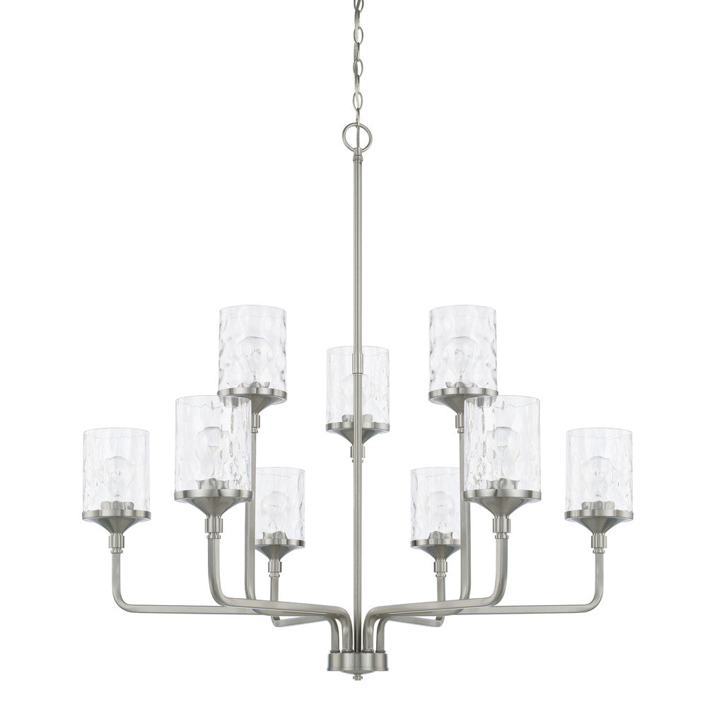 Colton 9-Light Chandelier Brushed Nickel