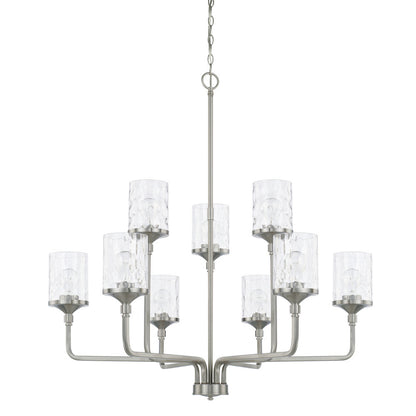 Colton 9-Light Chandelier Brushed Nickel