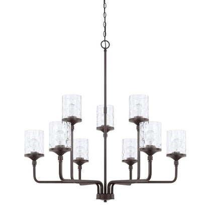 Colton 9-Light Chandelier Bronze