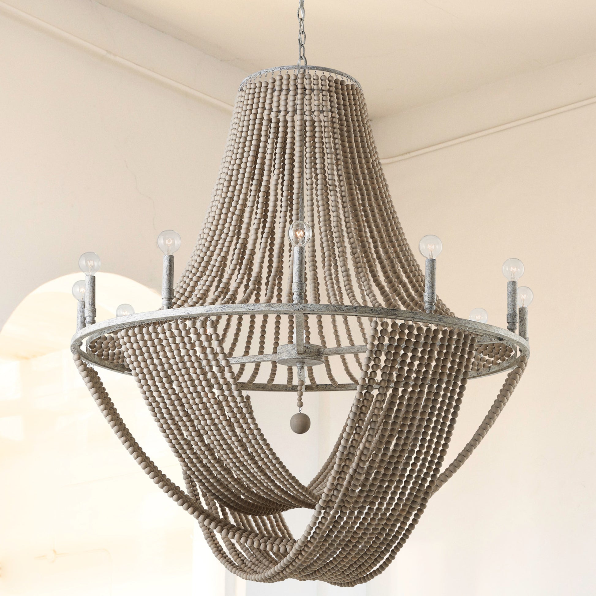 Capital Kayla 12-Light Chandelier in Mystic Sand