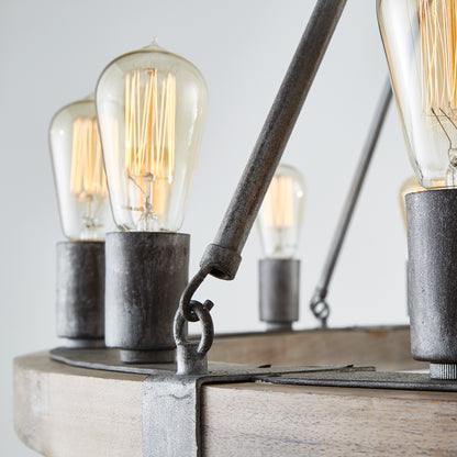 Capital Austin 16-Light Chandelier in Urban Wash