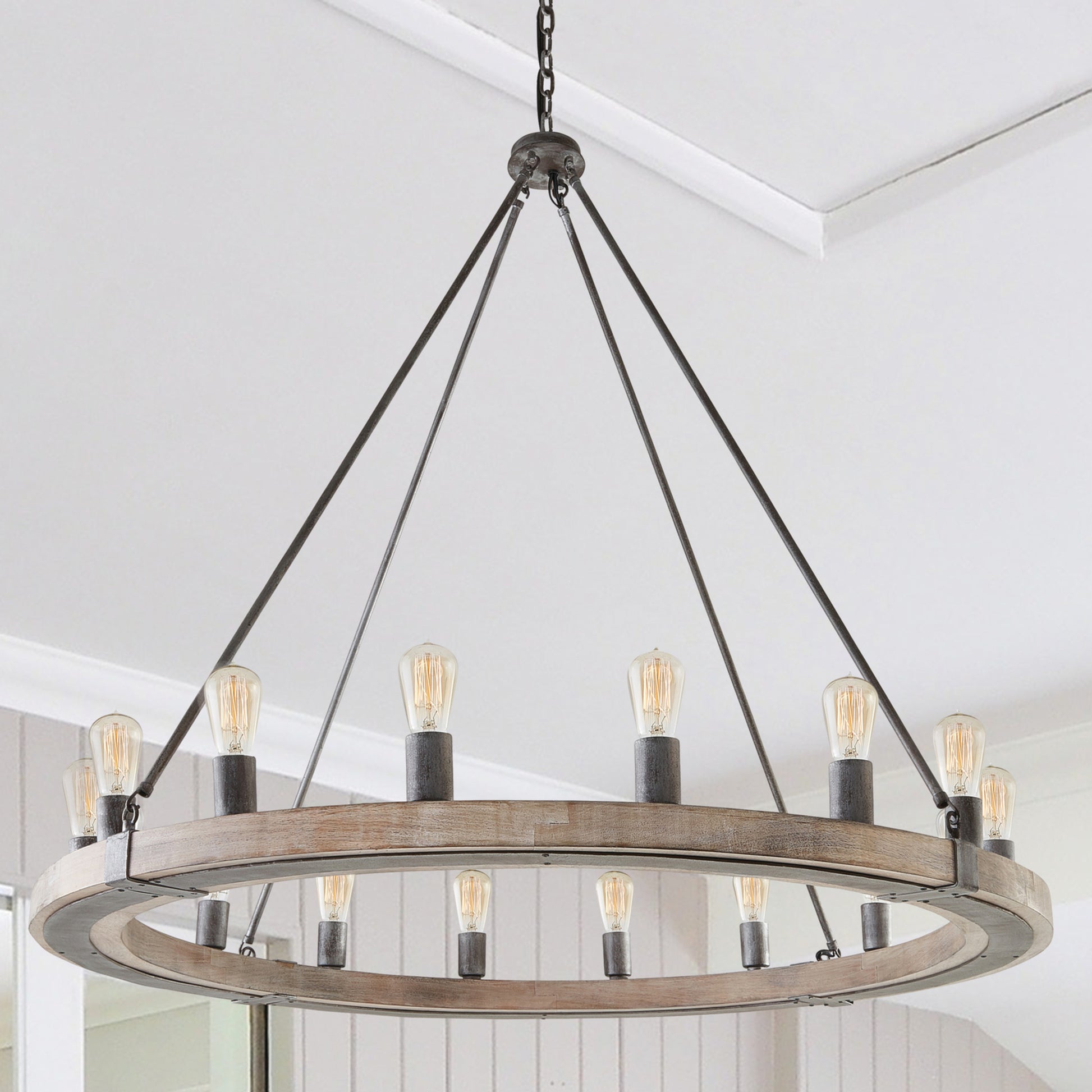 Capital Austin 16-Light Chandelier in Urban Wash